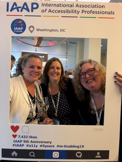 Samantha Evans and colleagues at the IAAP 5th Anniversary celebration.