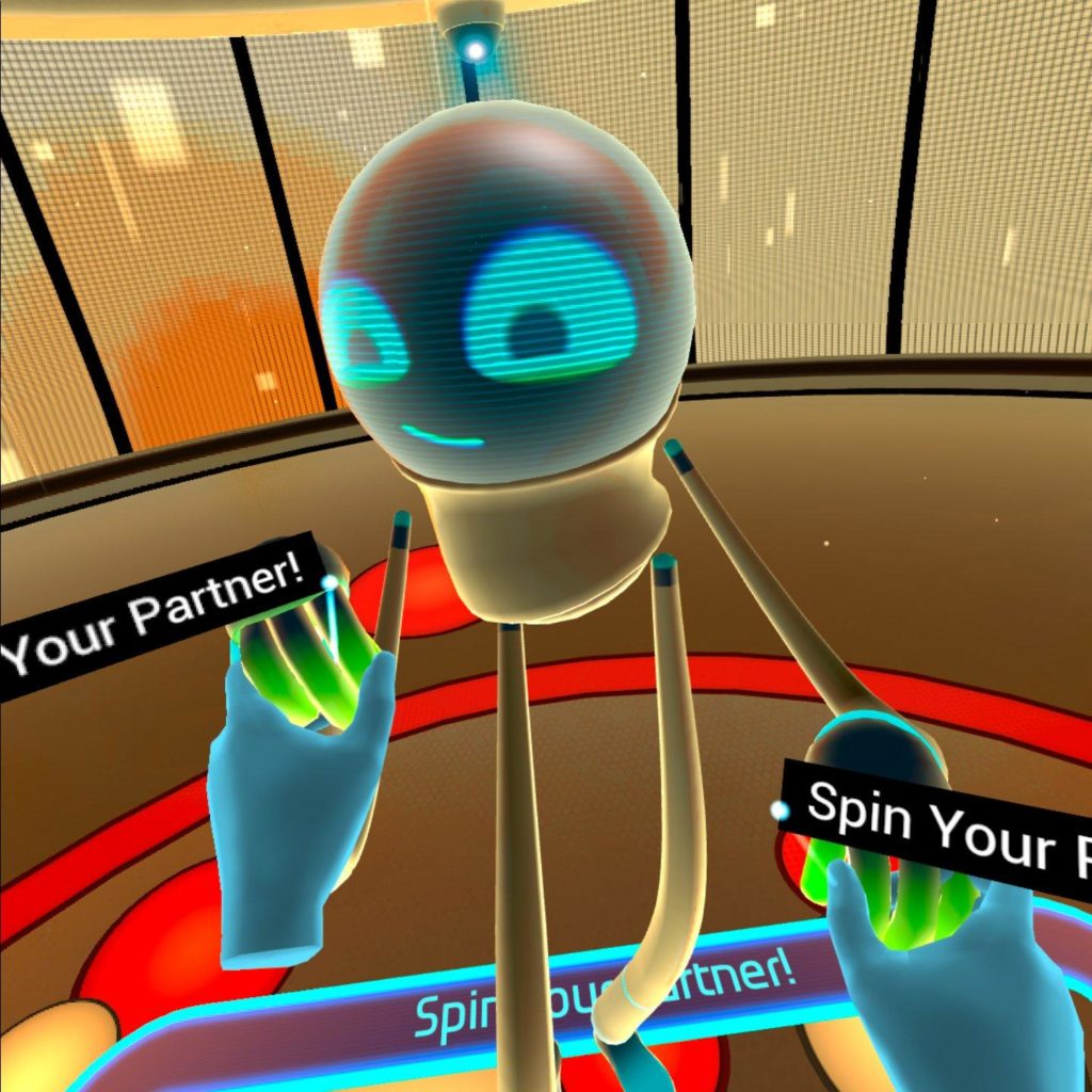 First Steps dancing robot partner "Spin your partner!"